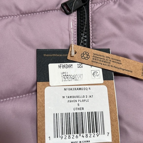 New! The North Face small ashen purple tamburello jacket. - Picture 8 of 13